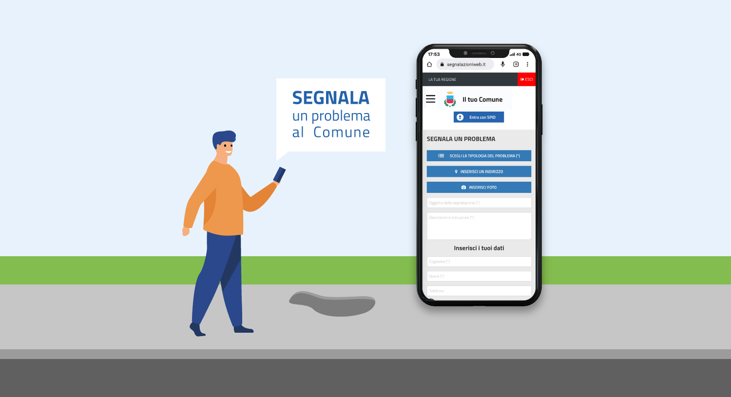 App segnalazioni al Comune